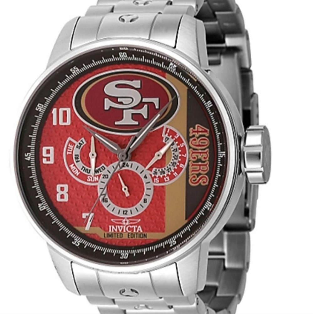 THE OFFICIAL LIMITED EDITION INVICTA NFL WATCH OF THE SAN FRANCISCO 49ER